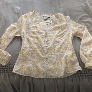 NWT Rachel Zoe blouse! Beautiful colours!
